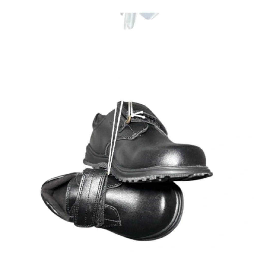 NEW! The Children's Place Kids Shiny Black Dress School Shoes Size 11 Toddler